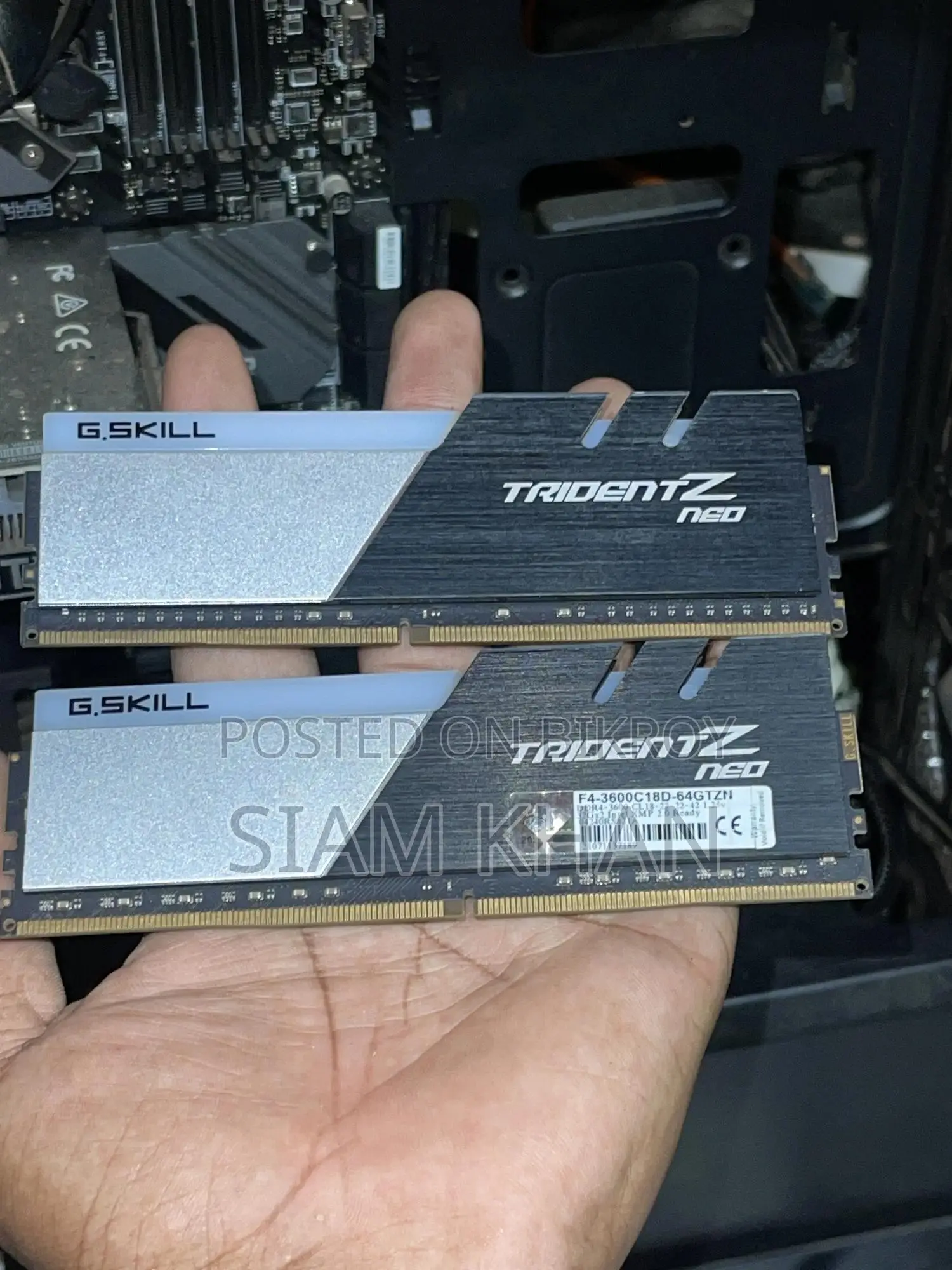 G.Skill Trident Z Neo RGB 32gb Ddr4 3600mhz ডেস্কটপ র‍্যাম