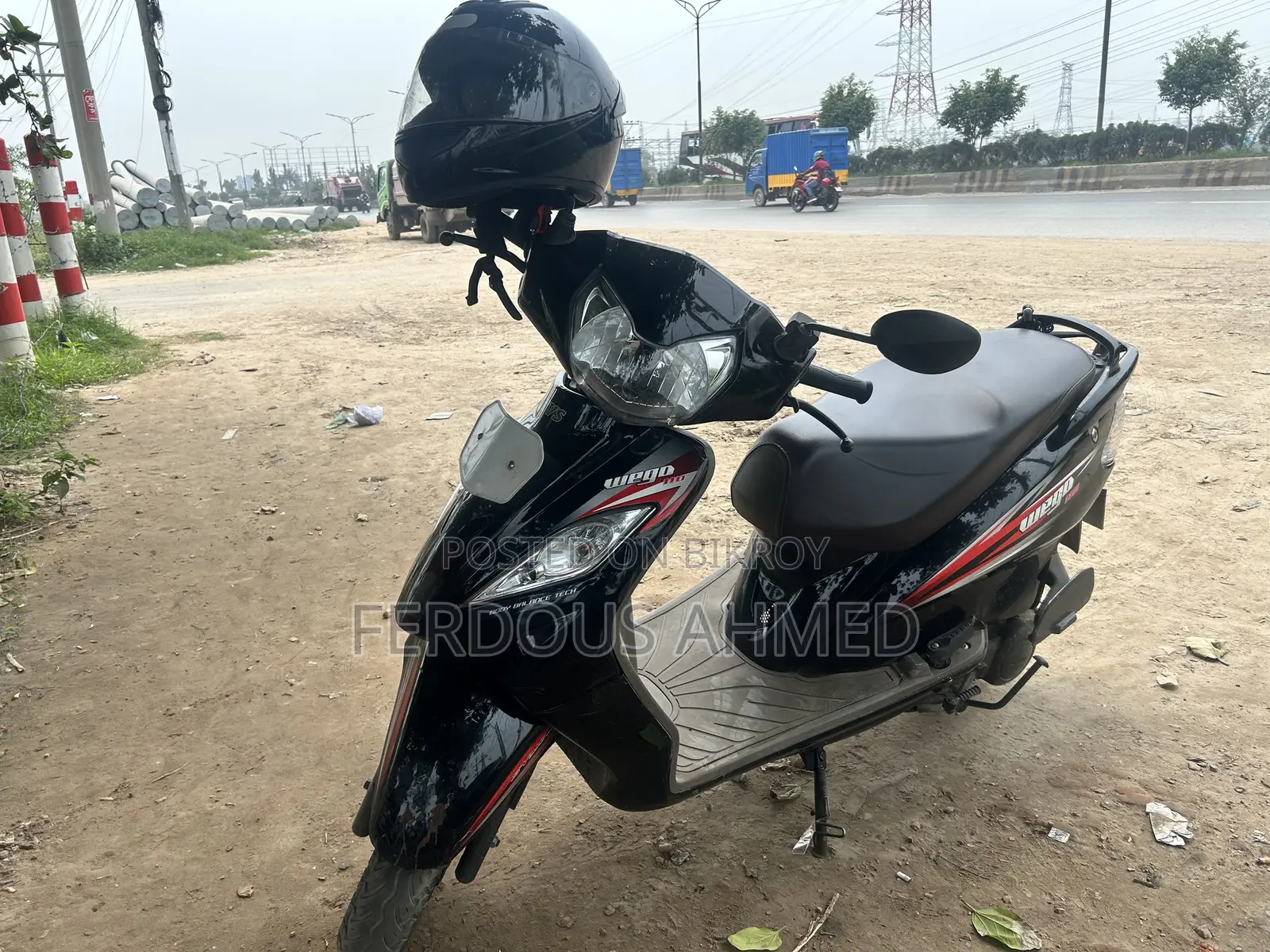 TVS Wego 2023 Black