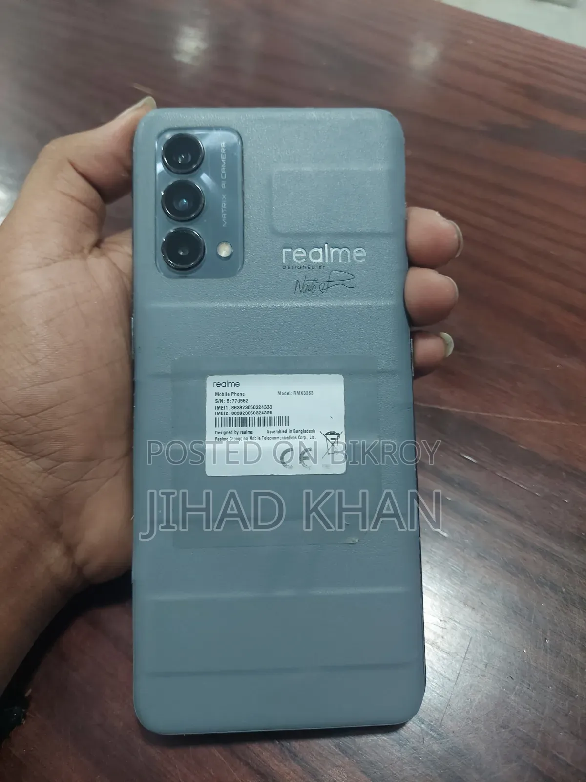 Realme GT Master Edition 128 GB Gray