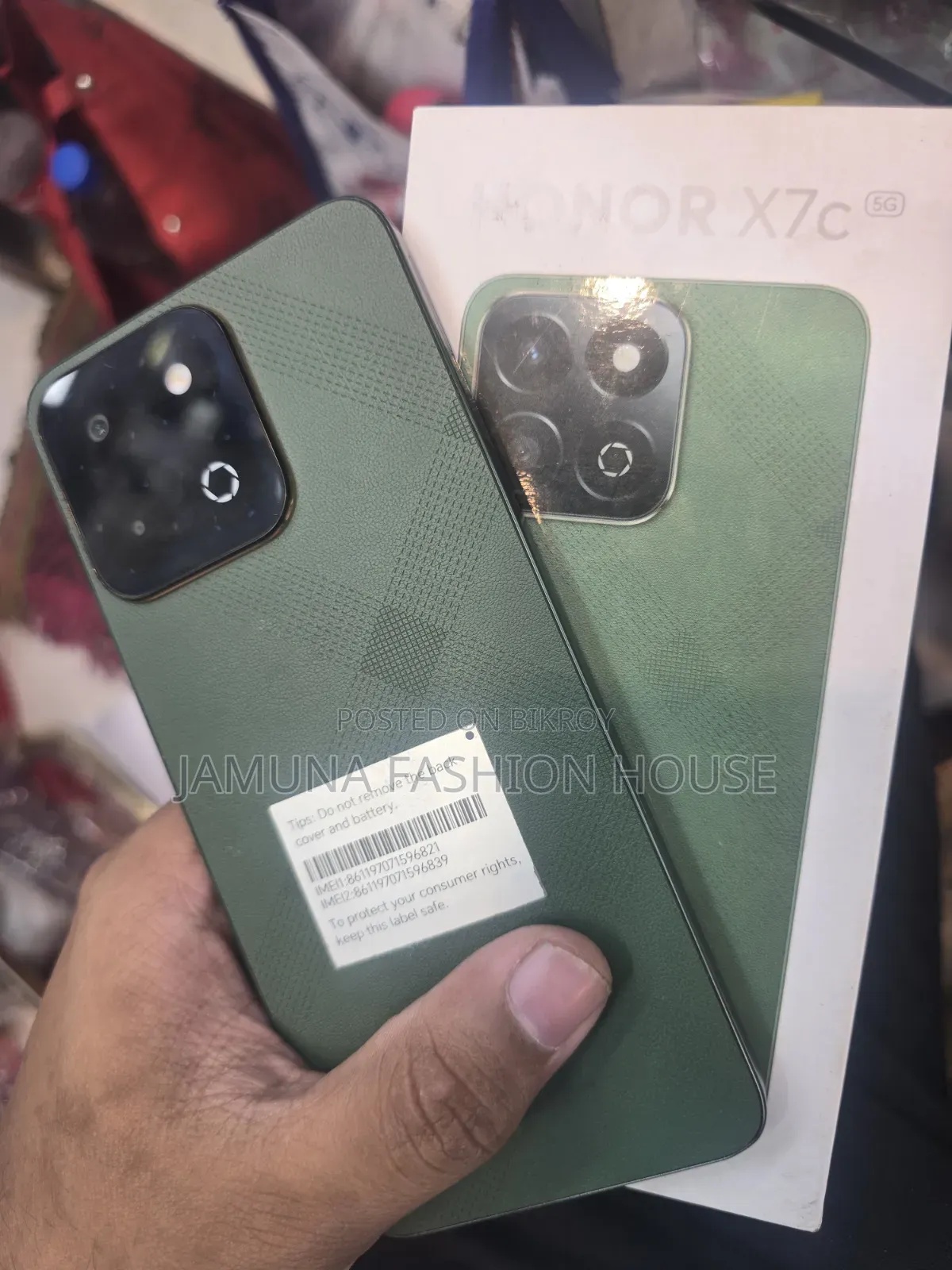 New Honor X7c 256 GB Green