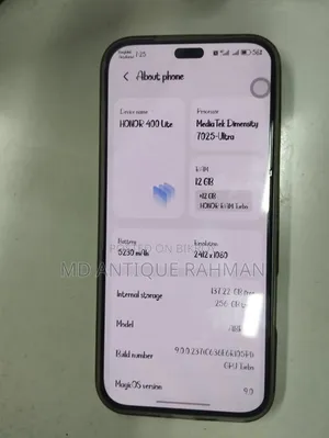 Honor 400 Lite 256 GB Silver