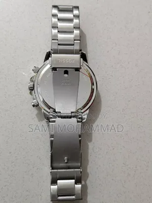 Fossil Bq2835 Men's Blue Multifunction Stainless Steel Watch