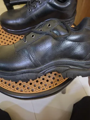 Black Leather Safety Shoe