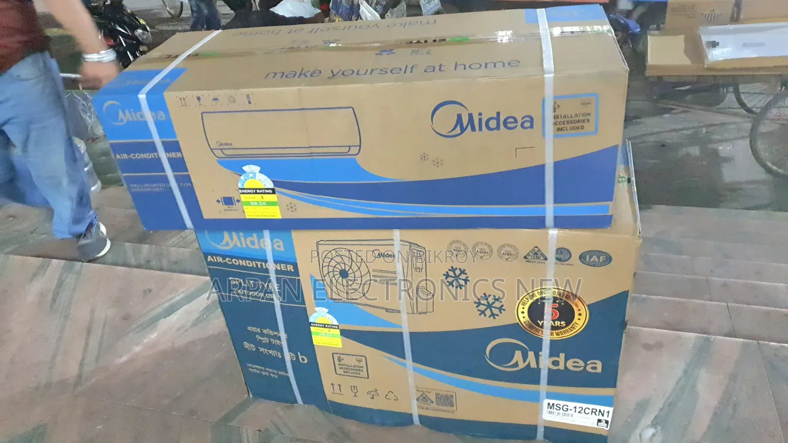 Midea 1 Ton Ac Model MSG-12crn1 Energy Saving