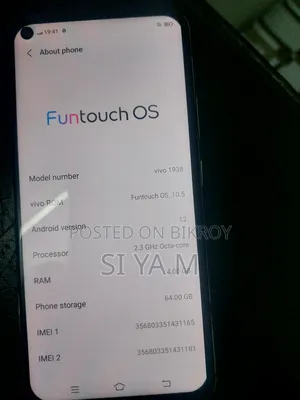 Vivo Y17 64 GB Gray