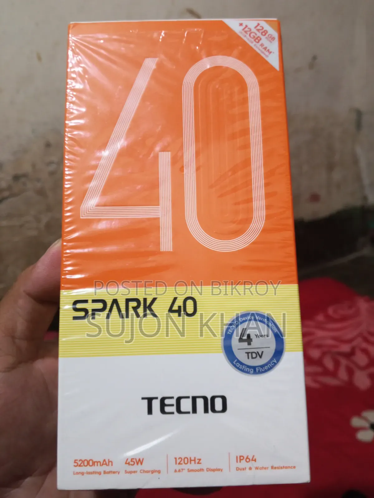 Tecno Spark 40 128 GB White