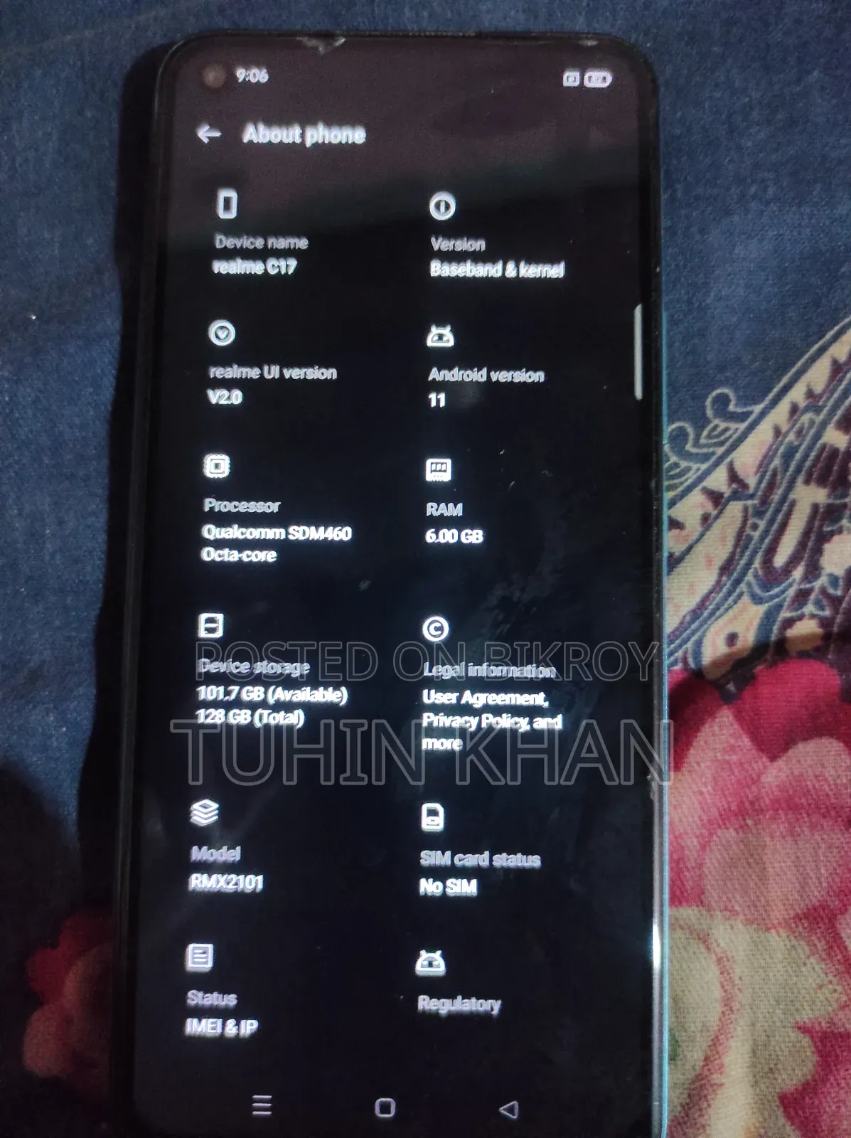 Realme C17 128 GB Blue