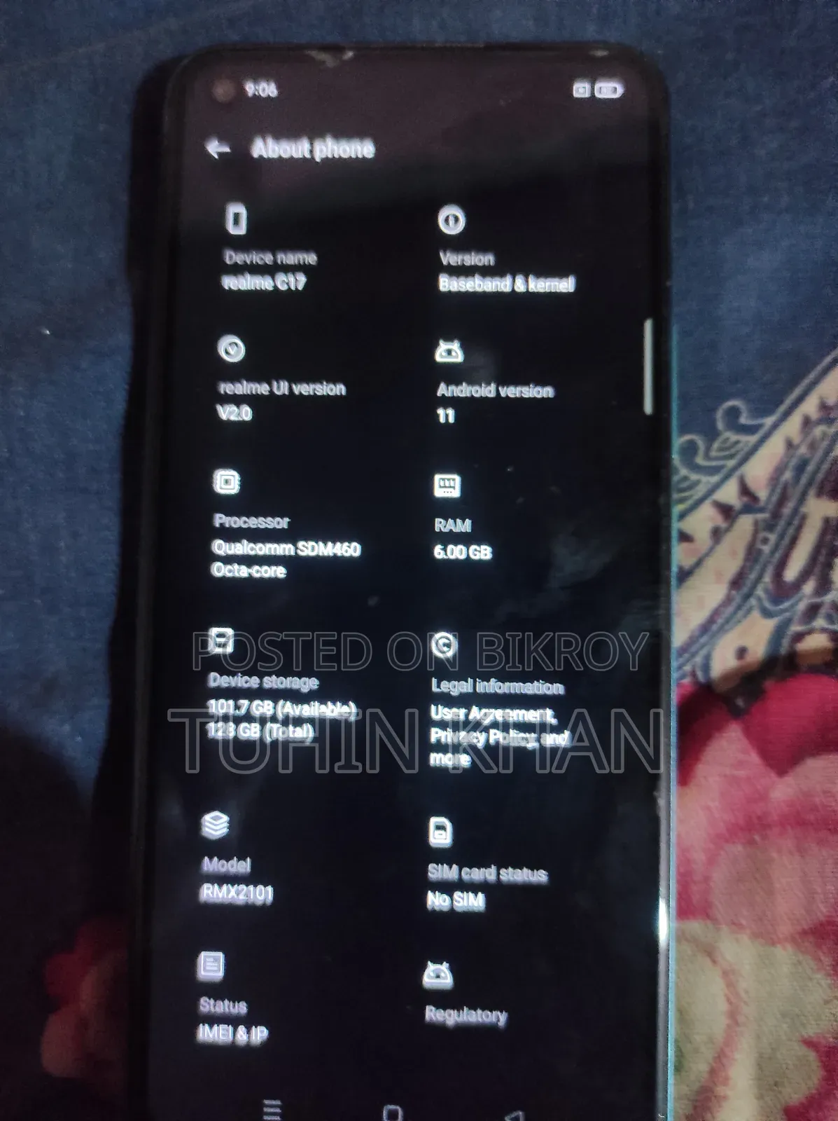 Realme C17 128 GB Blue