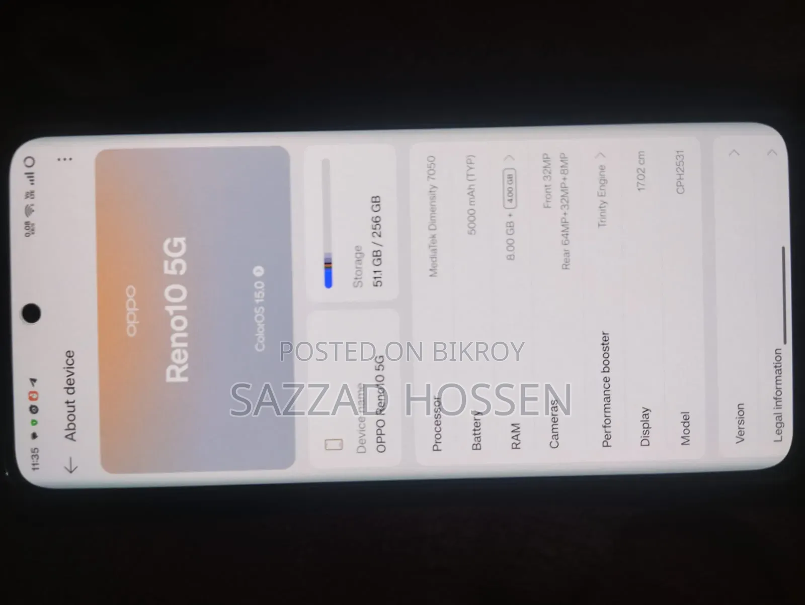 Oppo Reno 256 GB Blue
