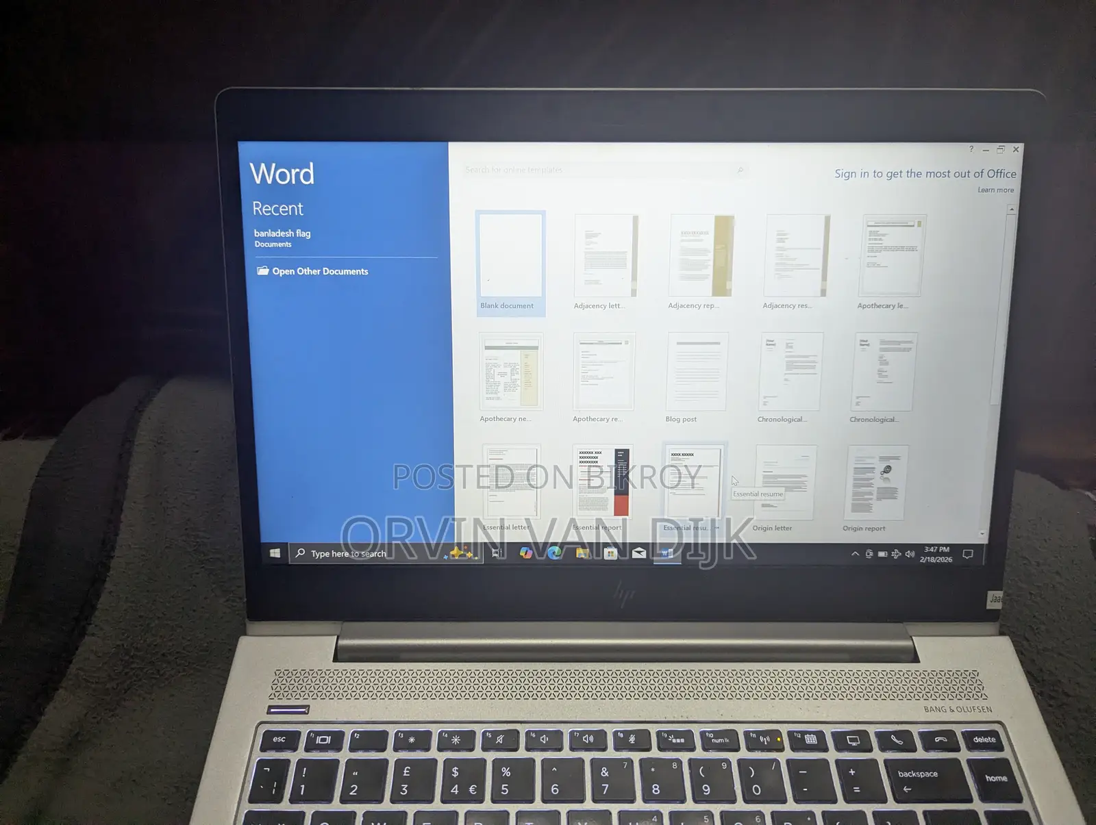 ল্যাপটপ HP EliteBook 745 G6 8GB AMD Ryzen 5 SSD 256GB
