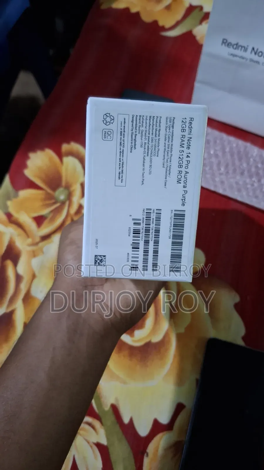 New Xiaomi Redmi Note 14 Pro 512 GB Purple