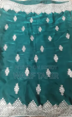 Bottle Green Elegant Saree