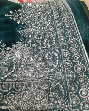 Bottle Green Elegant Saree