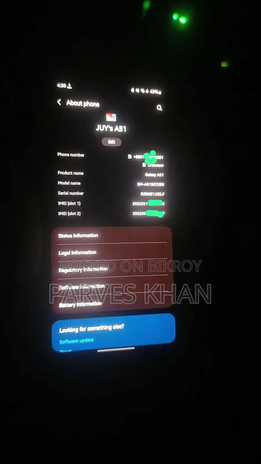 Samsung Galaxy A51 128 GB Blue