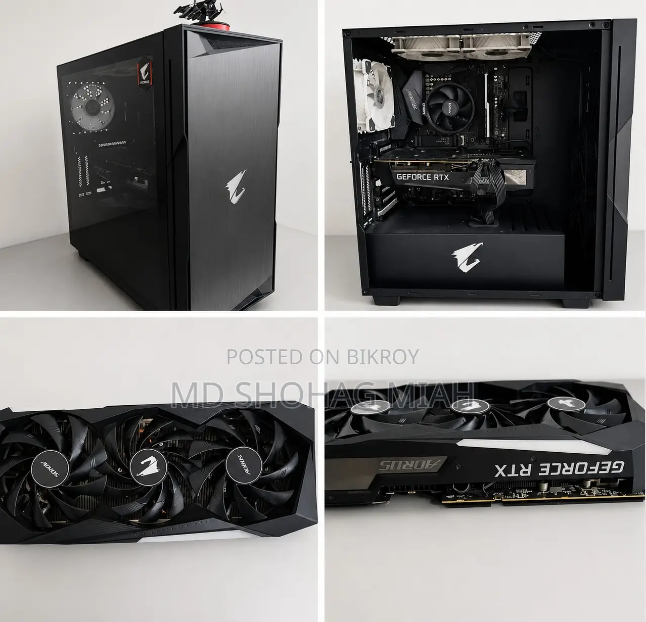 ডেস্কটপ কম্পিউটার ৮জিবি AMD Ryzen 5 HDD+SSD ৪টি