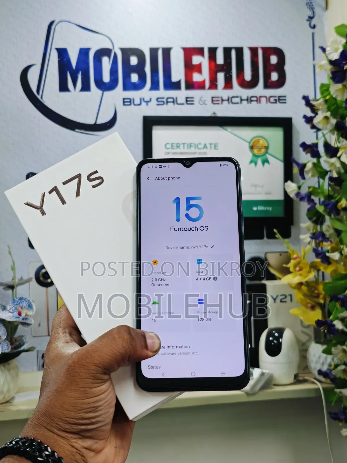 Vivo Y17s 128 GB Black