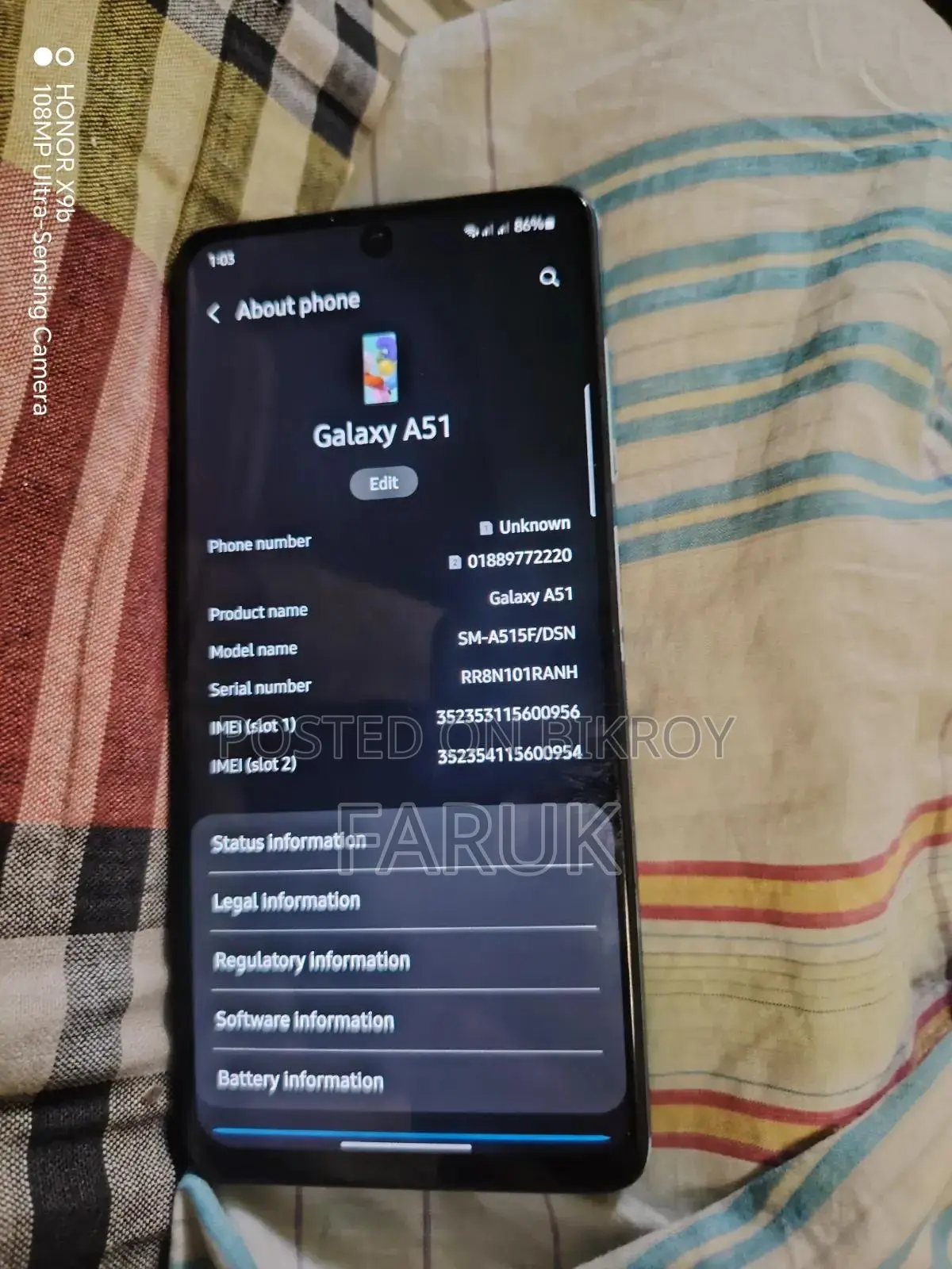 Samsung Galaxy A51 64 GB Blue