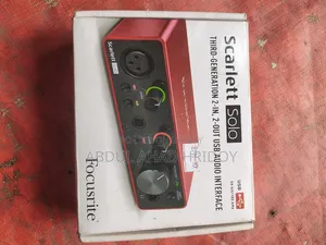 Focusrite Scarlett Solo (3rd Gen) Usb Audio Interface