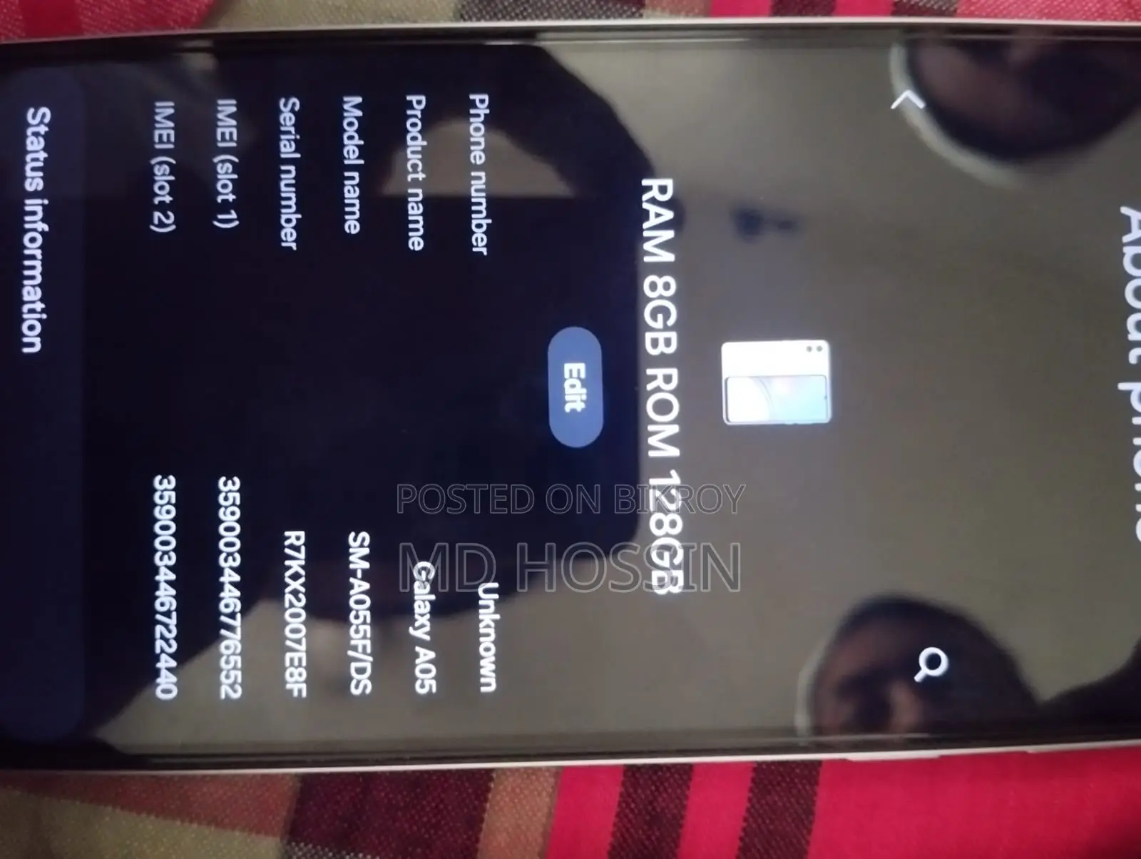 Samsung Galaxy A05 128 GB White