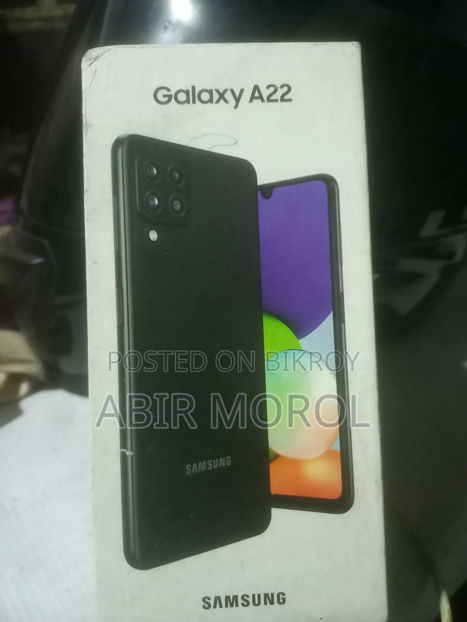 স্যামসাং গ্যালাক্সি এ২২ ৫জি ১২৮ জিবি কালো