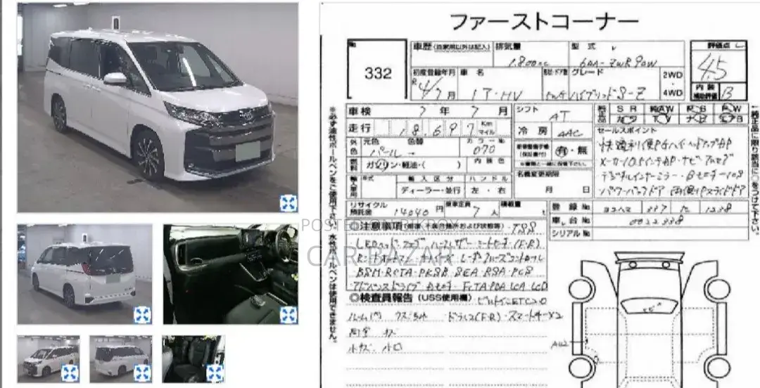 Toyota Noah 2022 Pearl