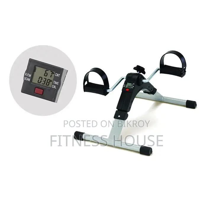Mini Exercise Cycle – Portable Folding Arm Leg Pedal Exerciser