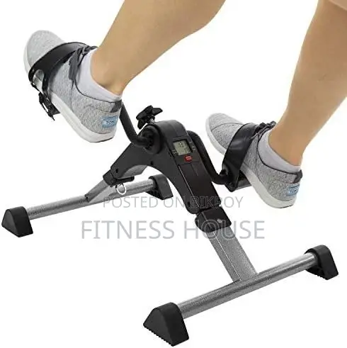 Mini Exercise Cycle – Portable Folding Arm Leg Pedal Exerciser