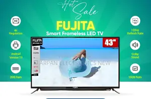 43" Frameless Smart Android TV Supported FHD Display