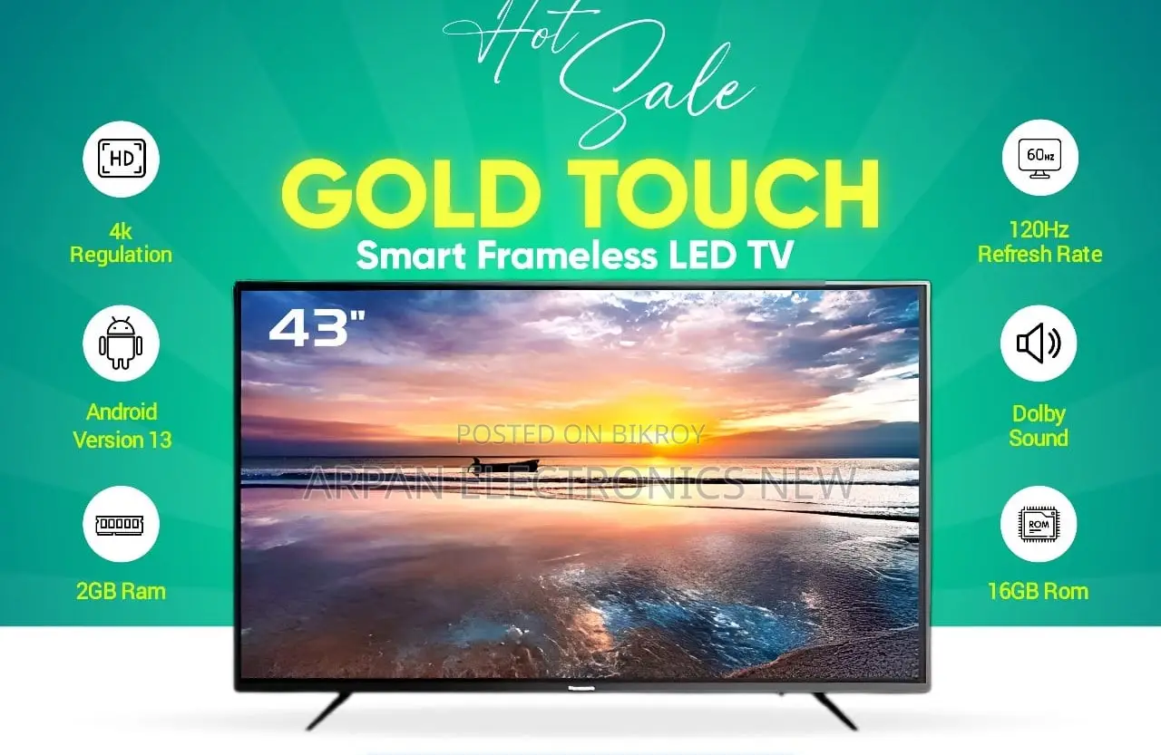 Sony 43" Android Version: Latest Version (All App Supported)