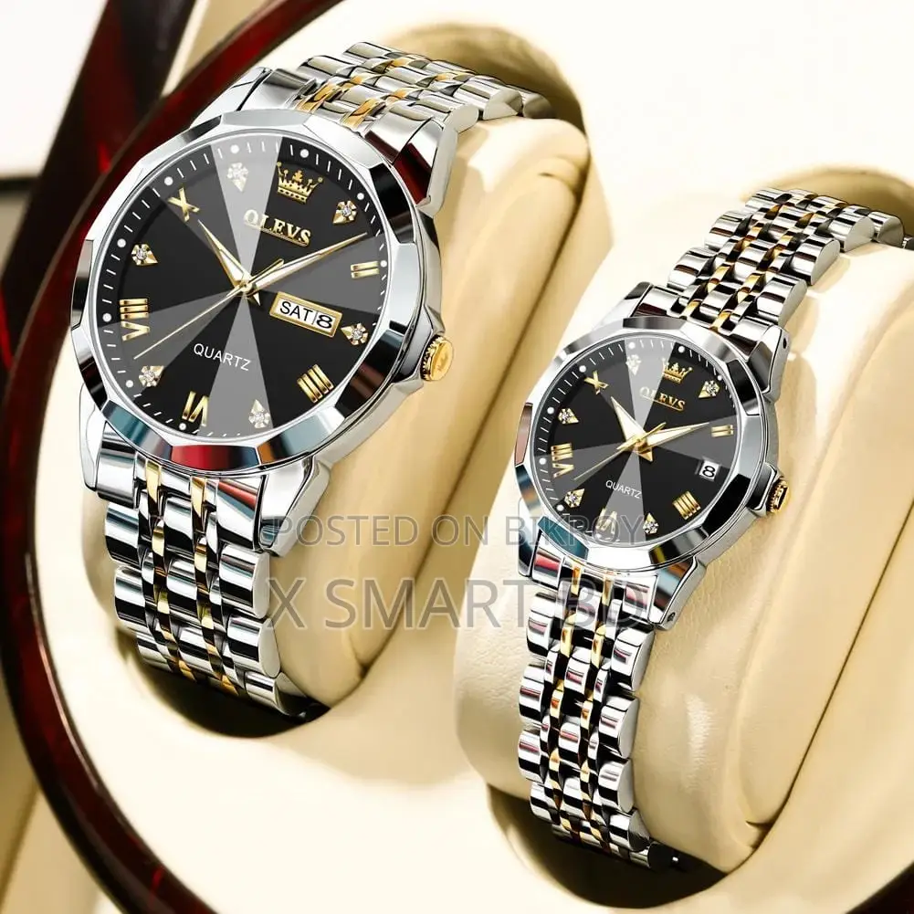 Olevs Couple Watch (With Box)