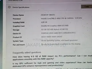 Desktop Computer Dell Alpha 4GB Intel Core I3 SSD 128GB