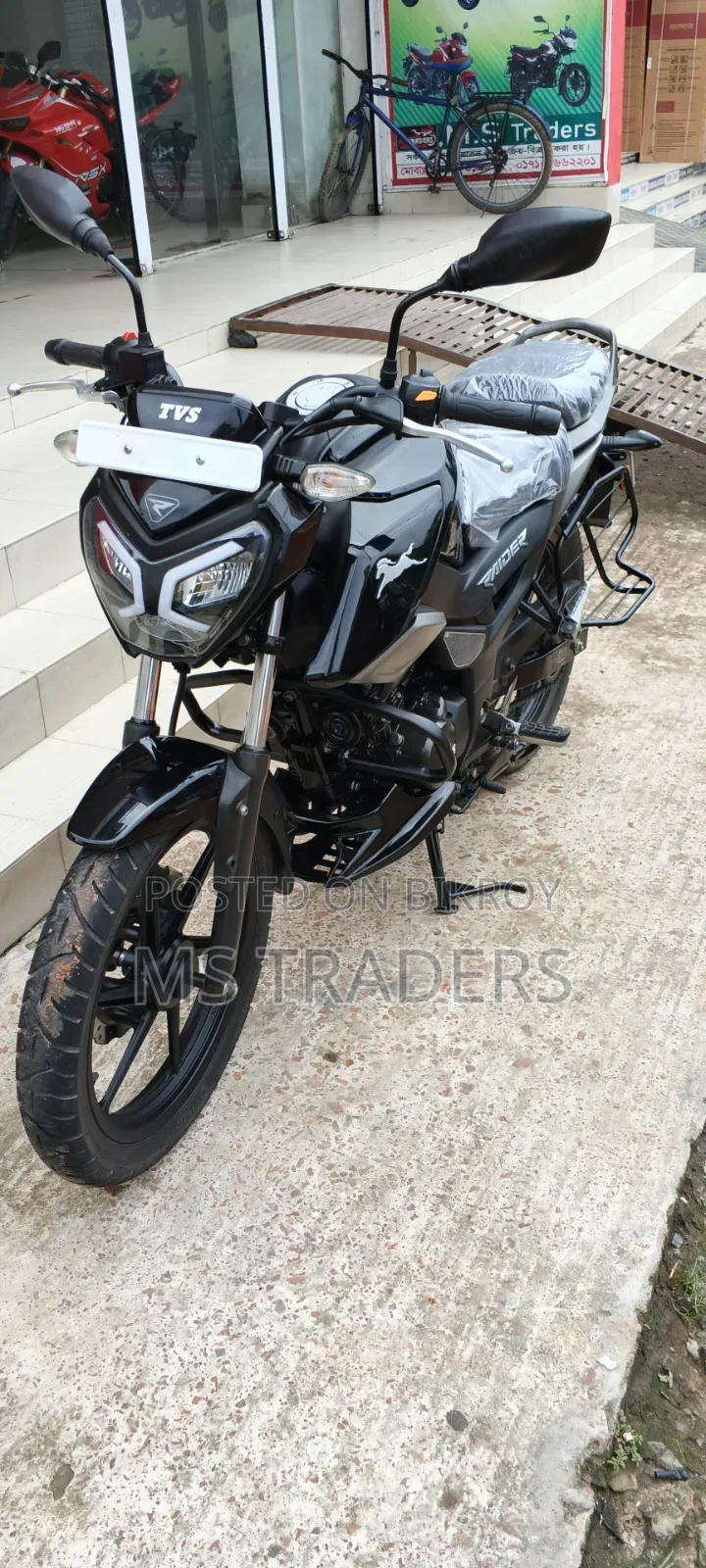 New TVS Raider 125 2024 Black
