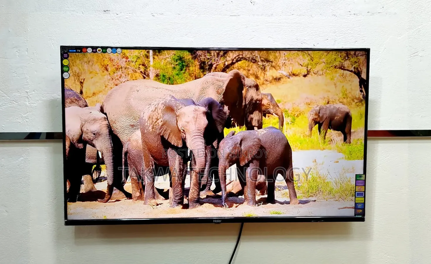 Haier-43" Inche Smart Android Framelss Voice Control Tv