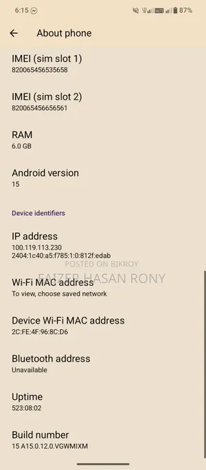 Xiaomi Redmi A5 4G 128 GB Black