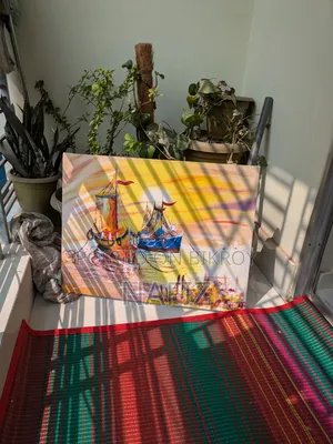অ্যাক্রোলিক কালার হ্যান্ড পেইন্টিং
