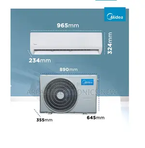 Midea Inverter Ac 1.5 Ton Room Coverage (Maximum): 180 SFT