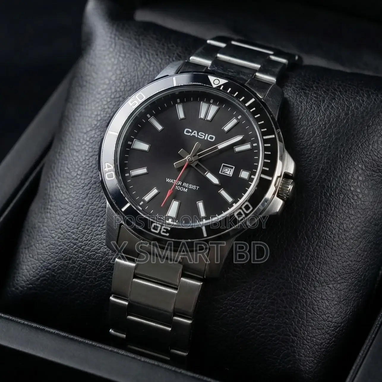 Casio Stainless Steel Water Resistance Watch