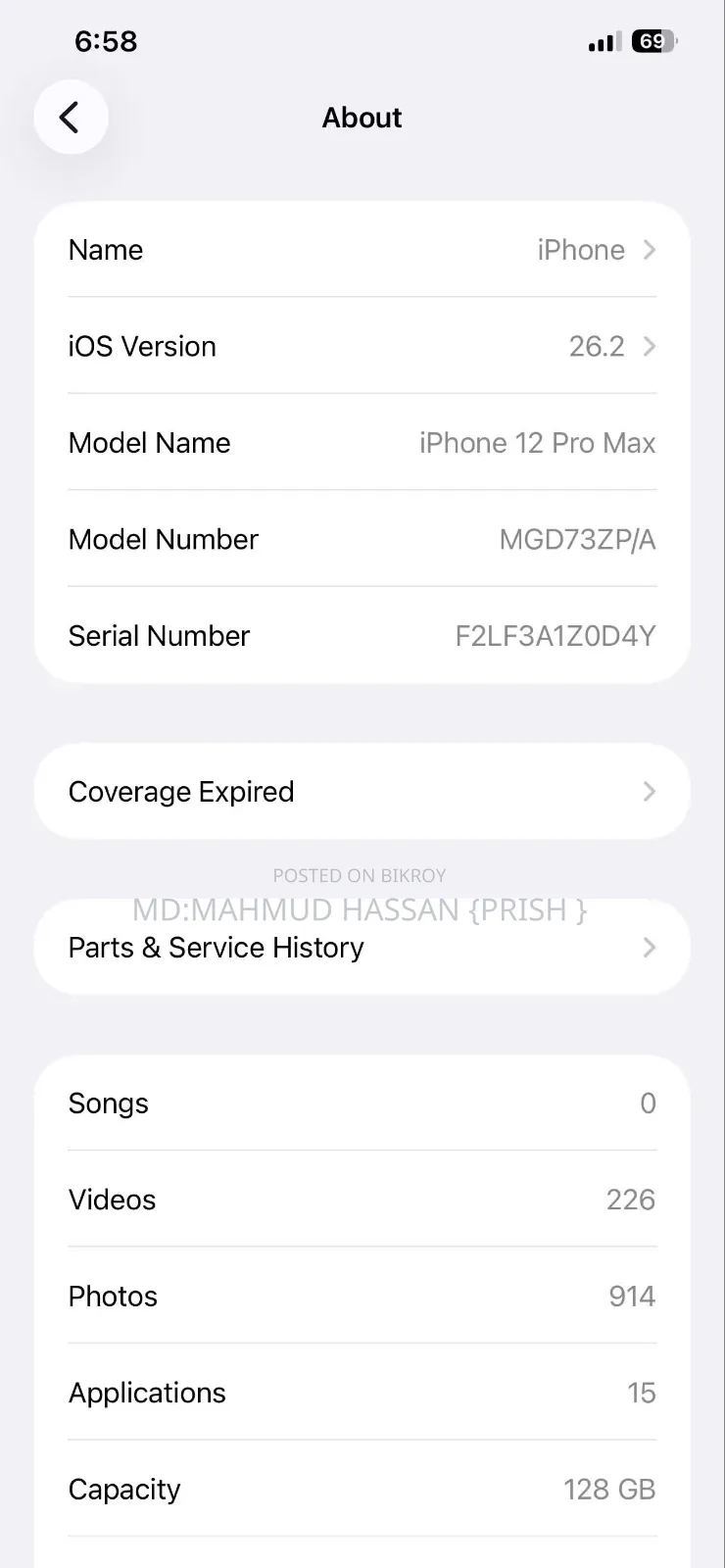 Apple iPhone 12 Pro Max 128 GB