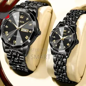 Butterfly Lock Olievs Stainless Steel Fashionable Couple Watches