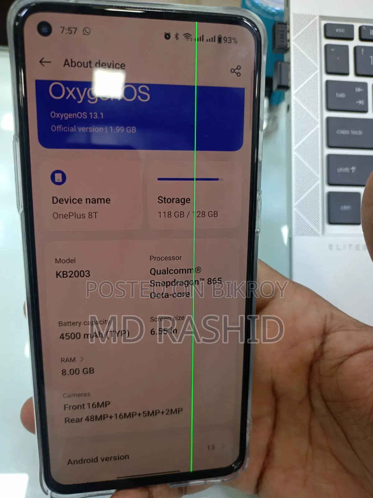 OnePlus 8T 128 GB Silver