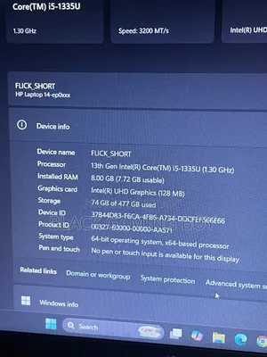 Laptop HP 14-Ep0063 8GB Intel Core I5 SSD 512GB