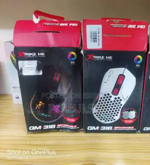Xtrike Me Gm-316 RGB Gaming Mouse With Detachable Covers