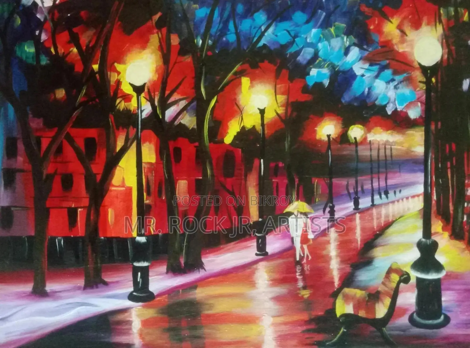 Romantic Acrylic Color Painting