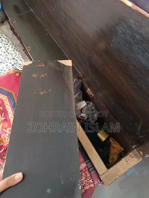 Wooden Bed for Two