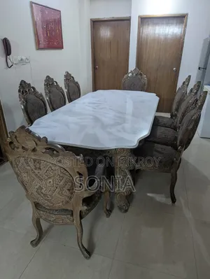 ৮ সিটের ডাইনিং টেবিল এবং চেয়ার