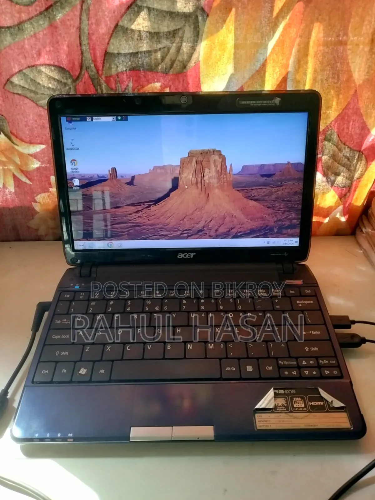 Laptop Acer Aspire 2420 8GB Intel Core i5 SSD 500GB
