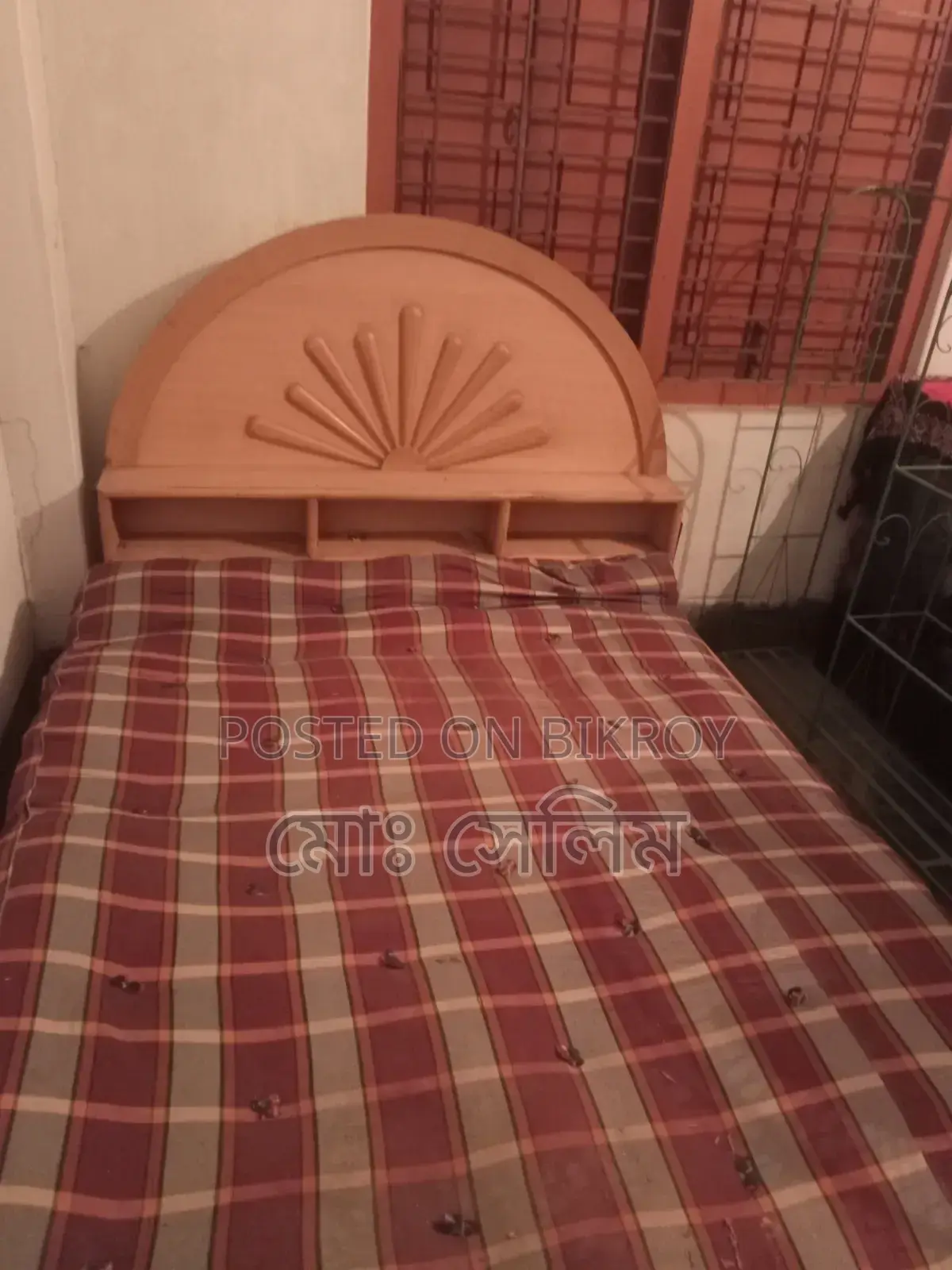 Partex bed and thick mattress