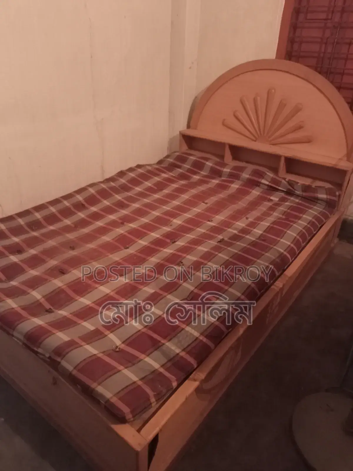 Partex bed and thick mattress