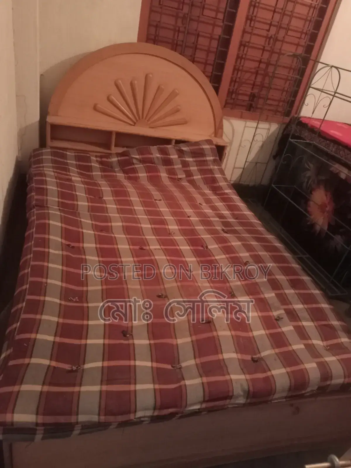 Partex bed and thick mattress