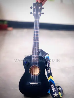 ২৬ ইঞ্চি টেনর ইউকুলেলে - ম্যাট ব্ল্যাক (ফ্রেশ)